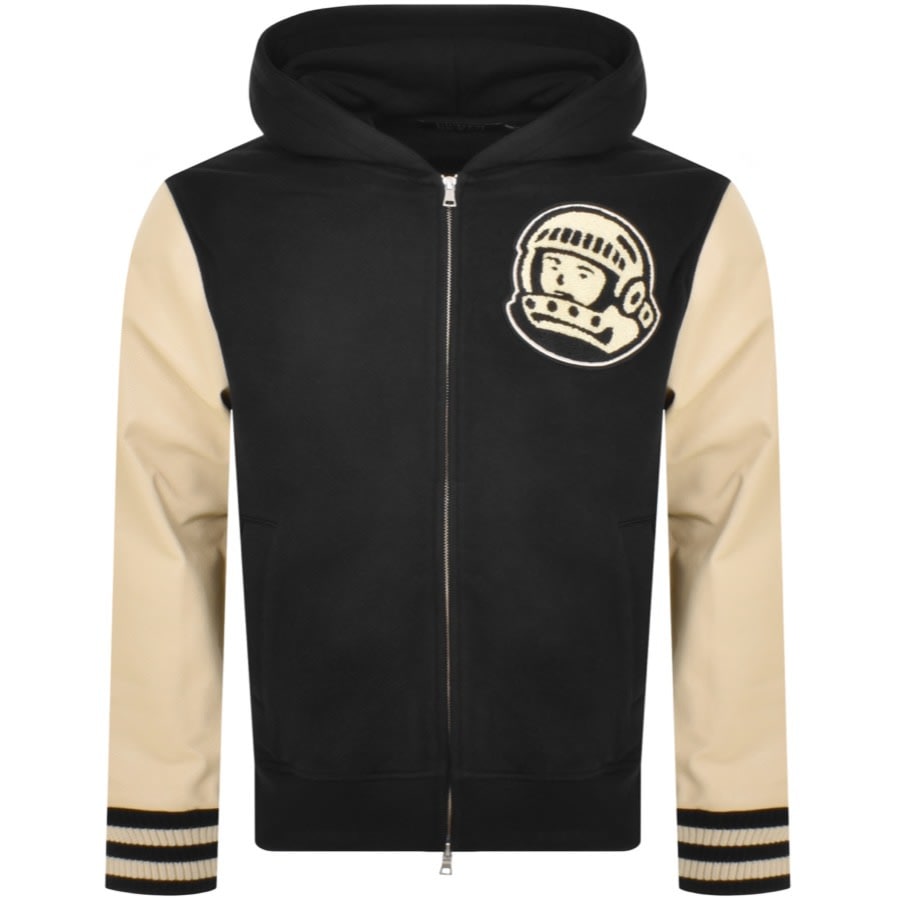 Billionaire Boys Club Leather Sleeve Hoodie Black Mainline Menswear Ireland
